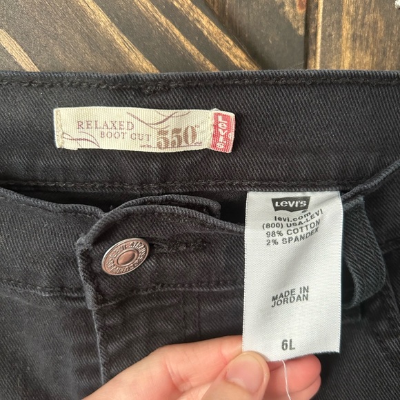 Levi’s Black Boot-Cut Jeans - Picture 3 of 3